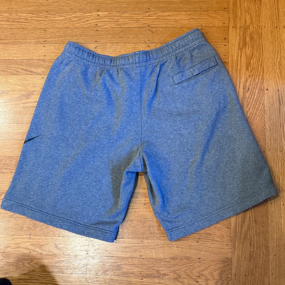 Nike Men's Club Fleece Explosive Shorts Grey Black Large Swoosh 843520-071 XL - Picture 3 of 6